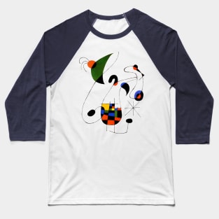 Modernism Art School in the style of Miro Baseball T-Shirt